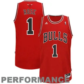 Adidas NBA Jersey BULLS ROSE #1 Red