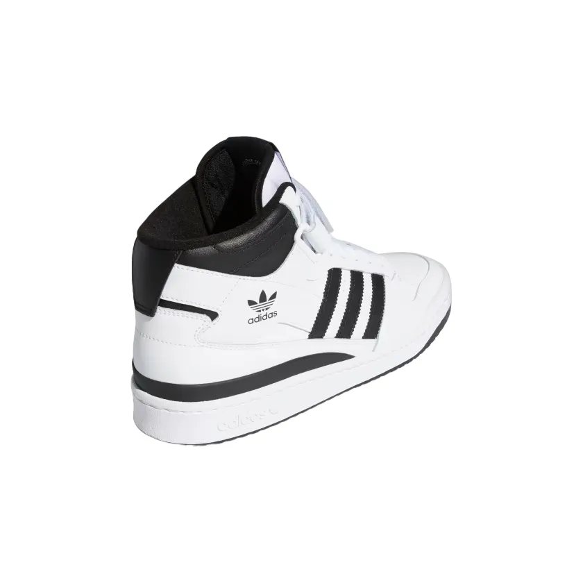 Adidas Originals men's high sneakers Forum Mid FY7939 white-black