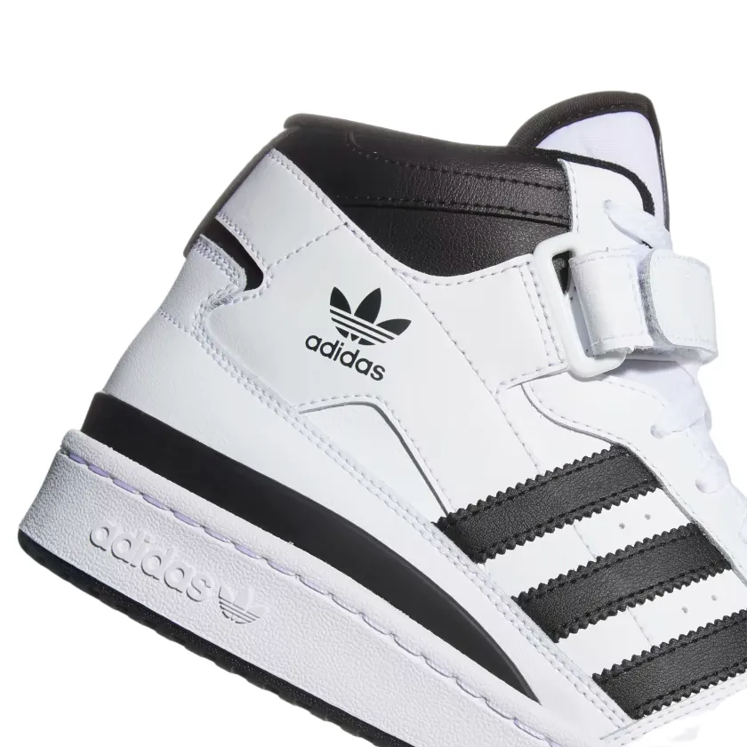 Adidas Originals men's high sneakers Forum Mid FY7939 white-black