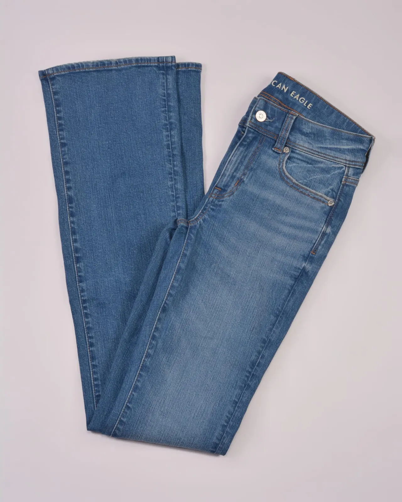 AE Next Level Festival Flare Jeans Light wash