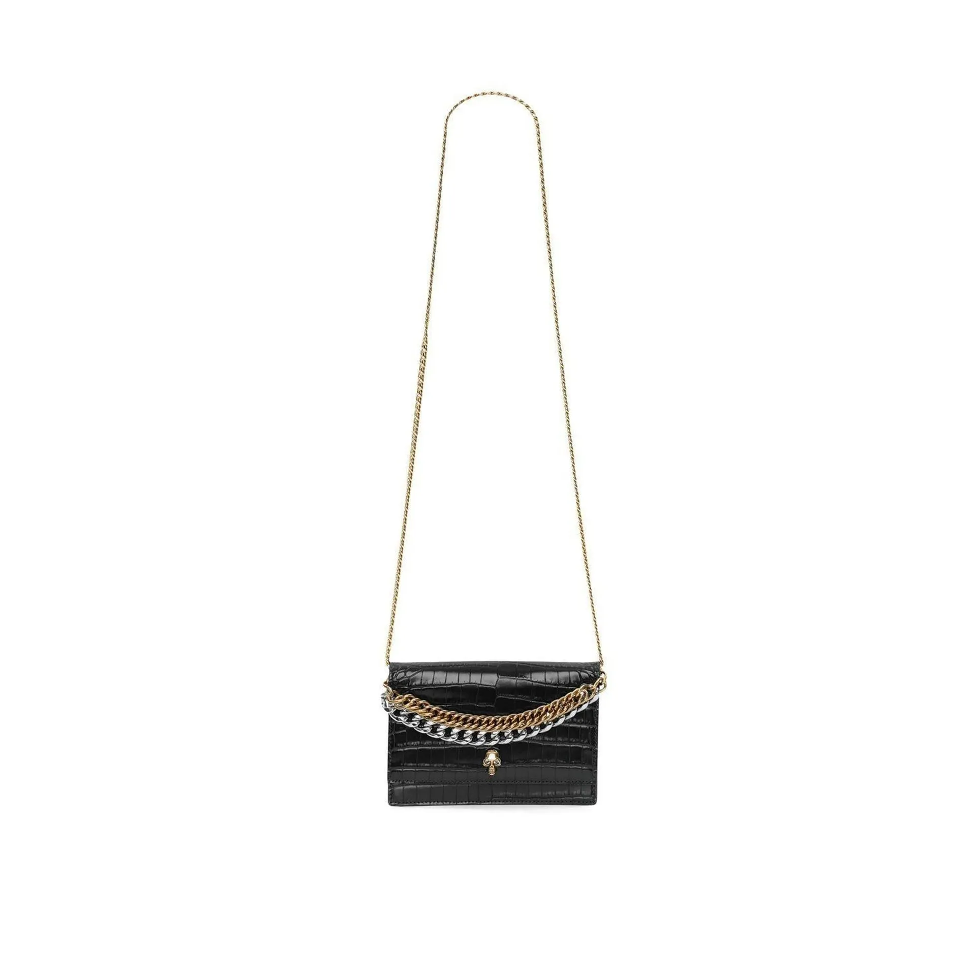 Alexander Mcqueen Borsa mini teschio in pelle