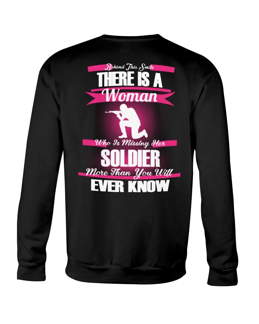 Army Mom Miss My Soldier T-shirts