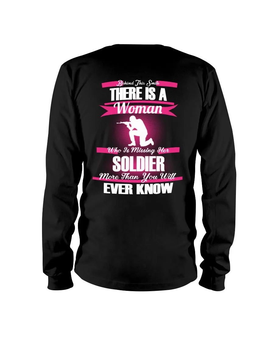 Army Mom Miss My Soldier T-shirts