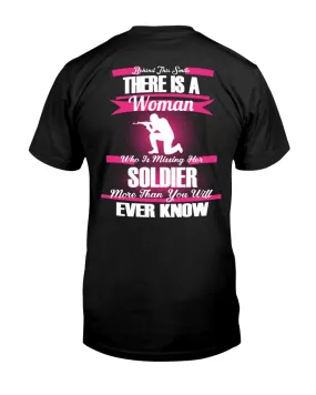 Army Mom Miss My Soldier T-shirts