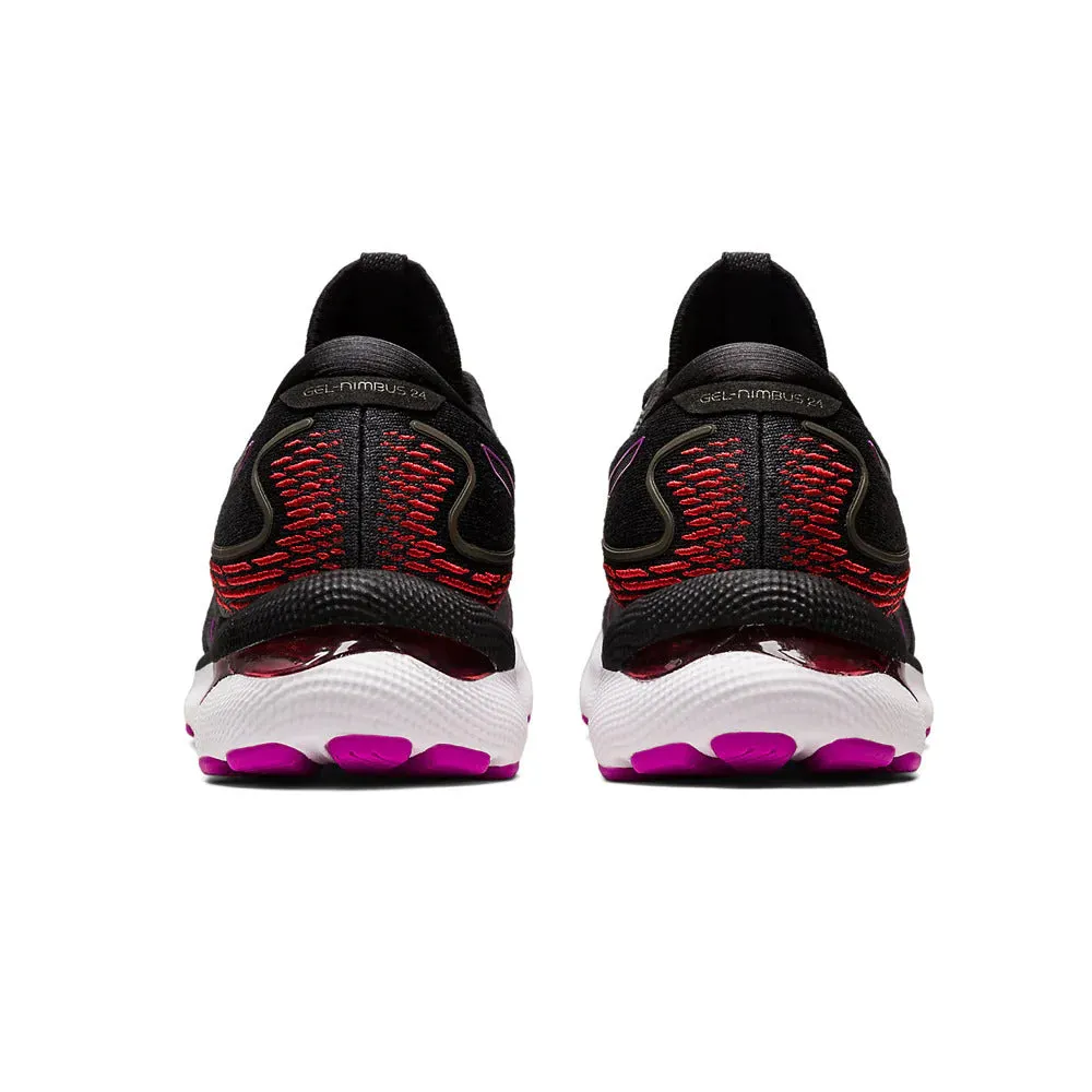 Asics Women's GEL-NIMBUS 24 - BLACK/ORCHID