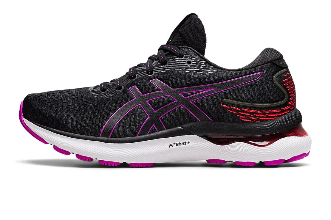 Asics Women's GEL-NIMBUS 24 - BLACK/ORCHID