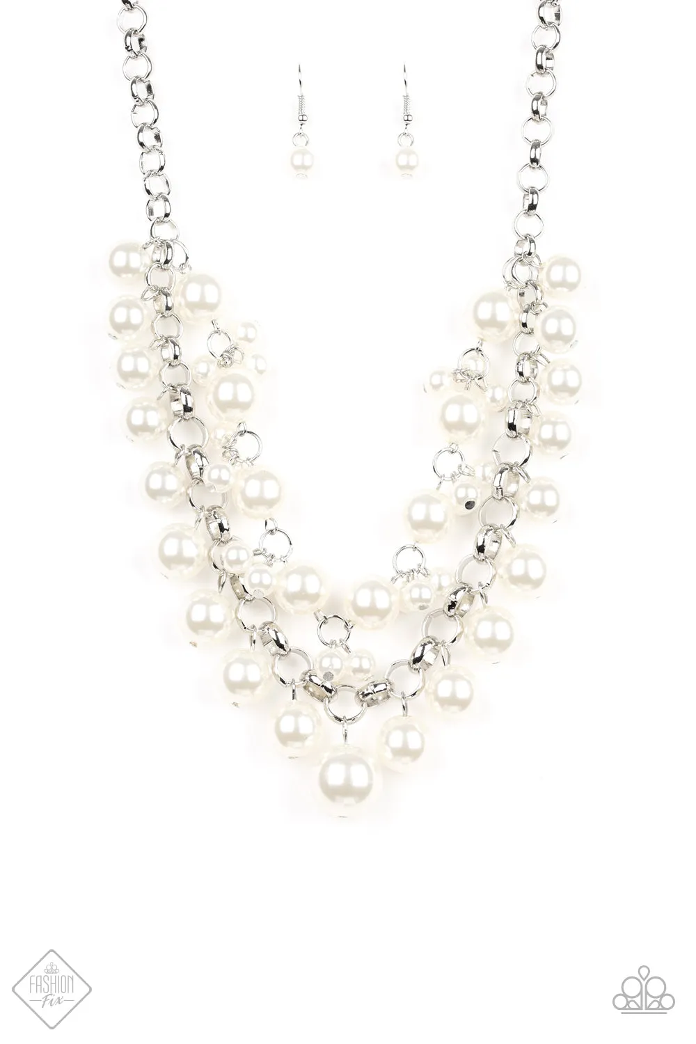 BALLROOM Service White Necklace Set