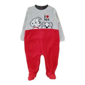 Disney Velour Footed Sleeper - 101 Dalmatians