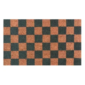 Doormat - Checker Green