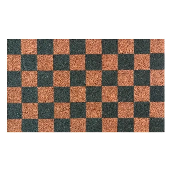 Doormat - Checker Green