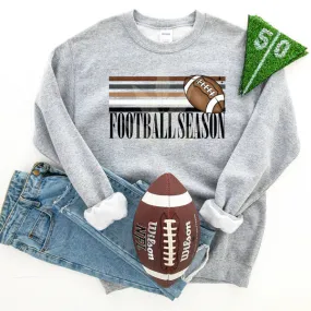 Football Season Retro Stripe