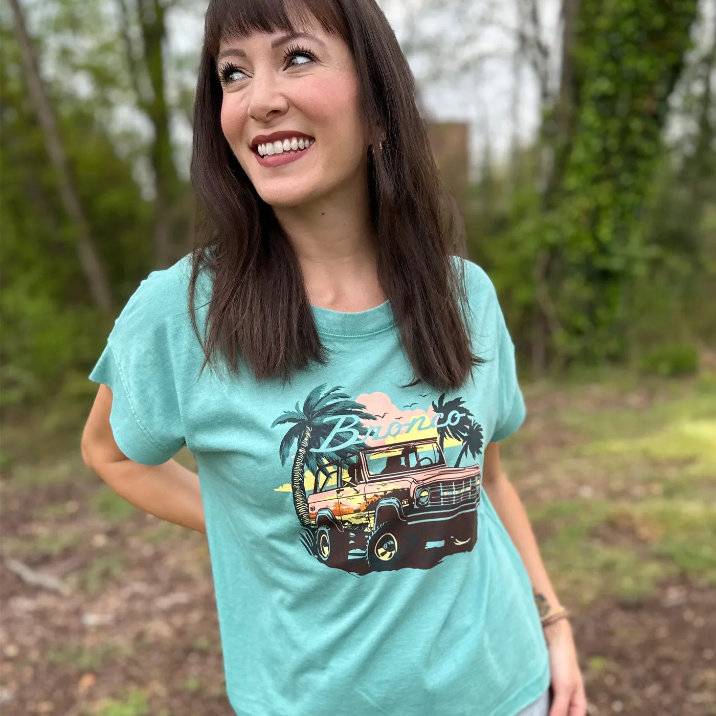 Ford Bronco Women's Beach Tee