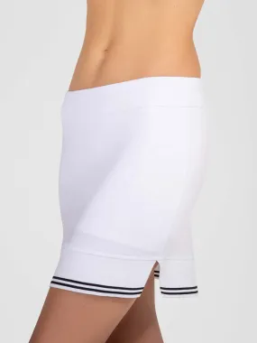 Lilian 15" Skirt - White/Black