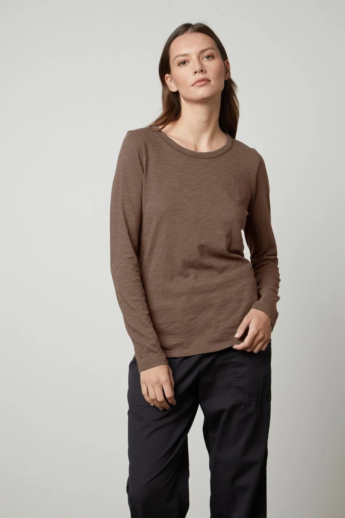 LIZZIE ORIGINAL SLUB LONG SLEEVE TEE