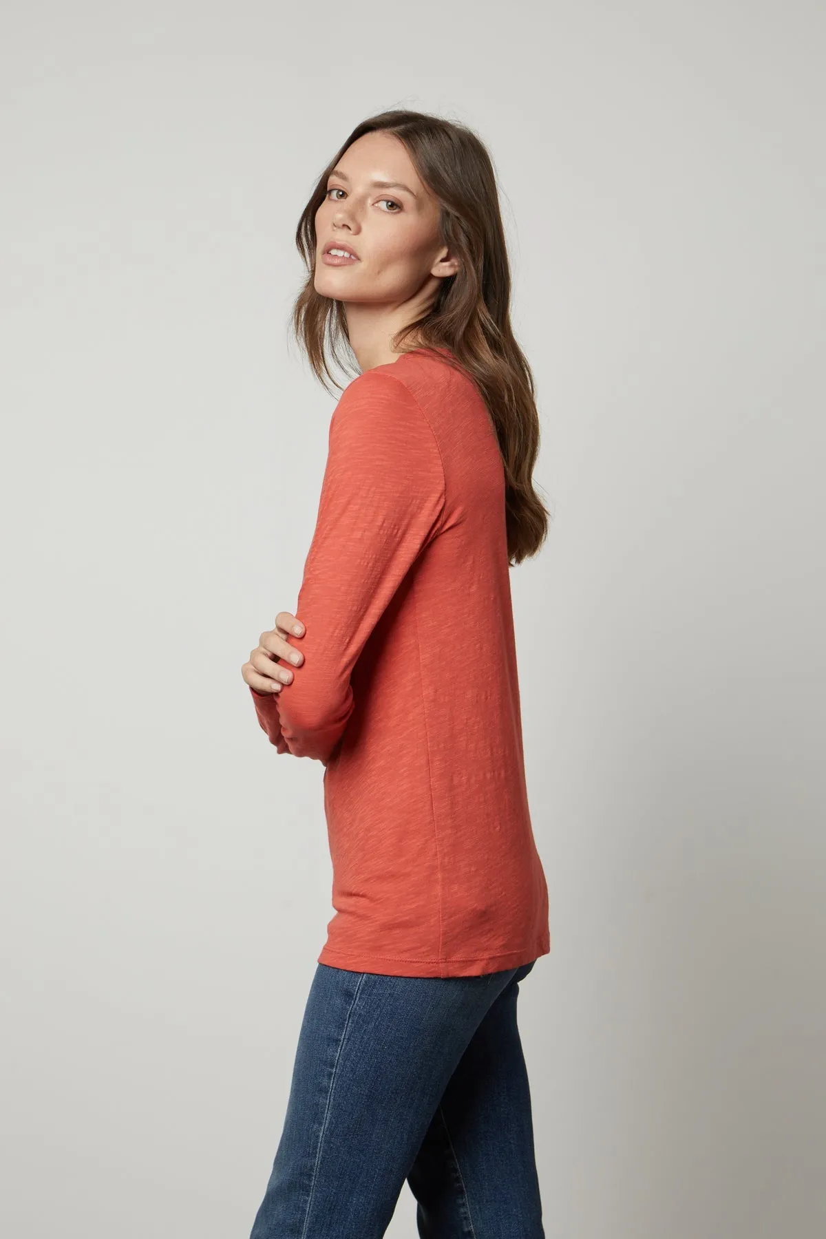 LIZZIE ORIGINAL SLUB LONG SLEEVE TEE