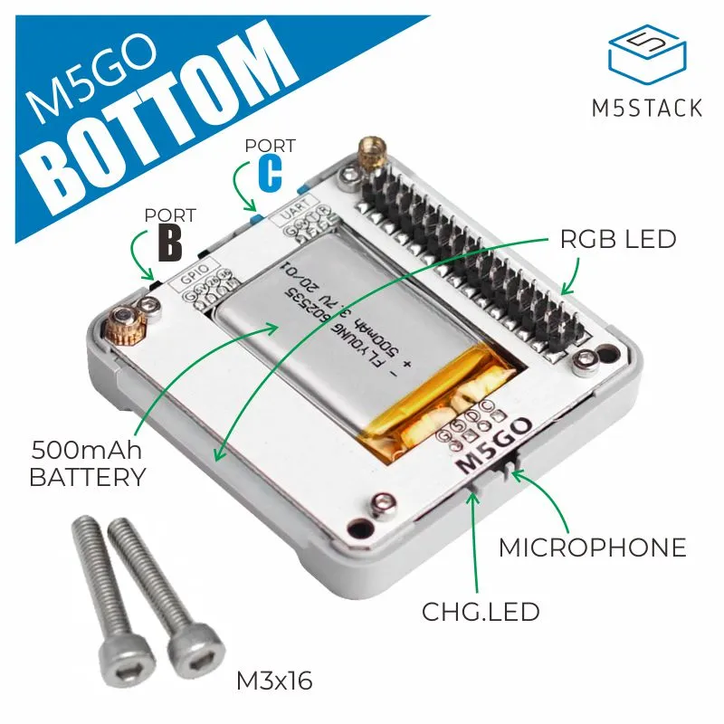 M5GO/FIRE Battery Bottom