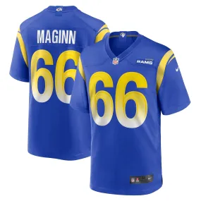 Men's Nike Sean Maginn Royal Los Angeles Rams Home Game Jersey