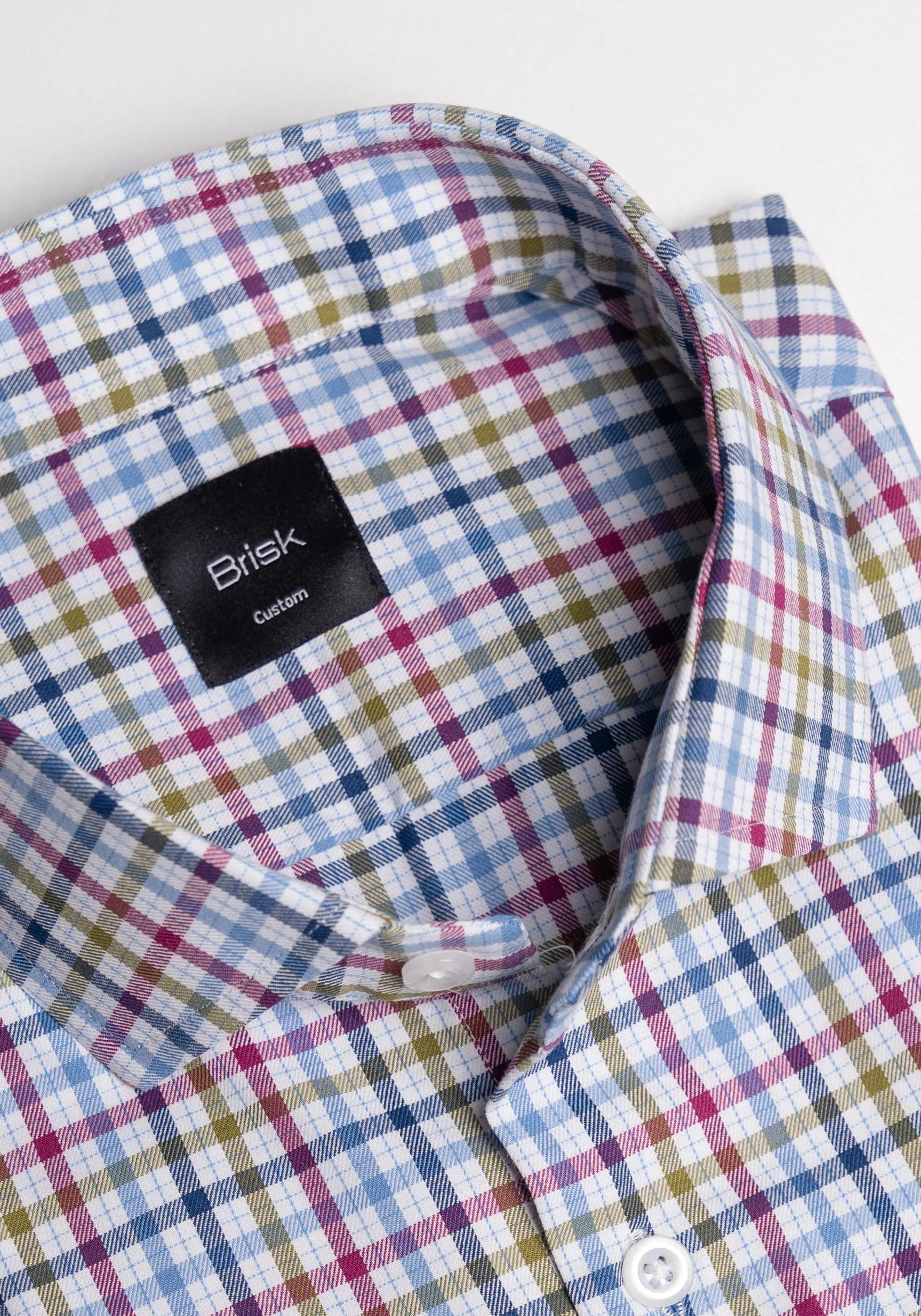 Multi Color Gingham Performance Stretch Shirt - Wrinkle Resistant