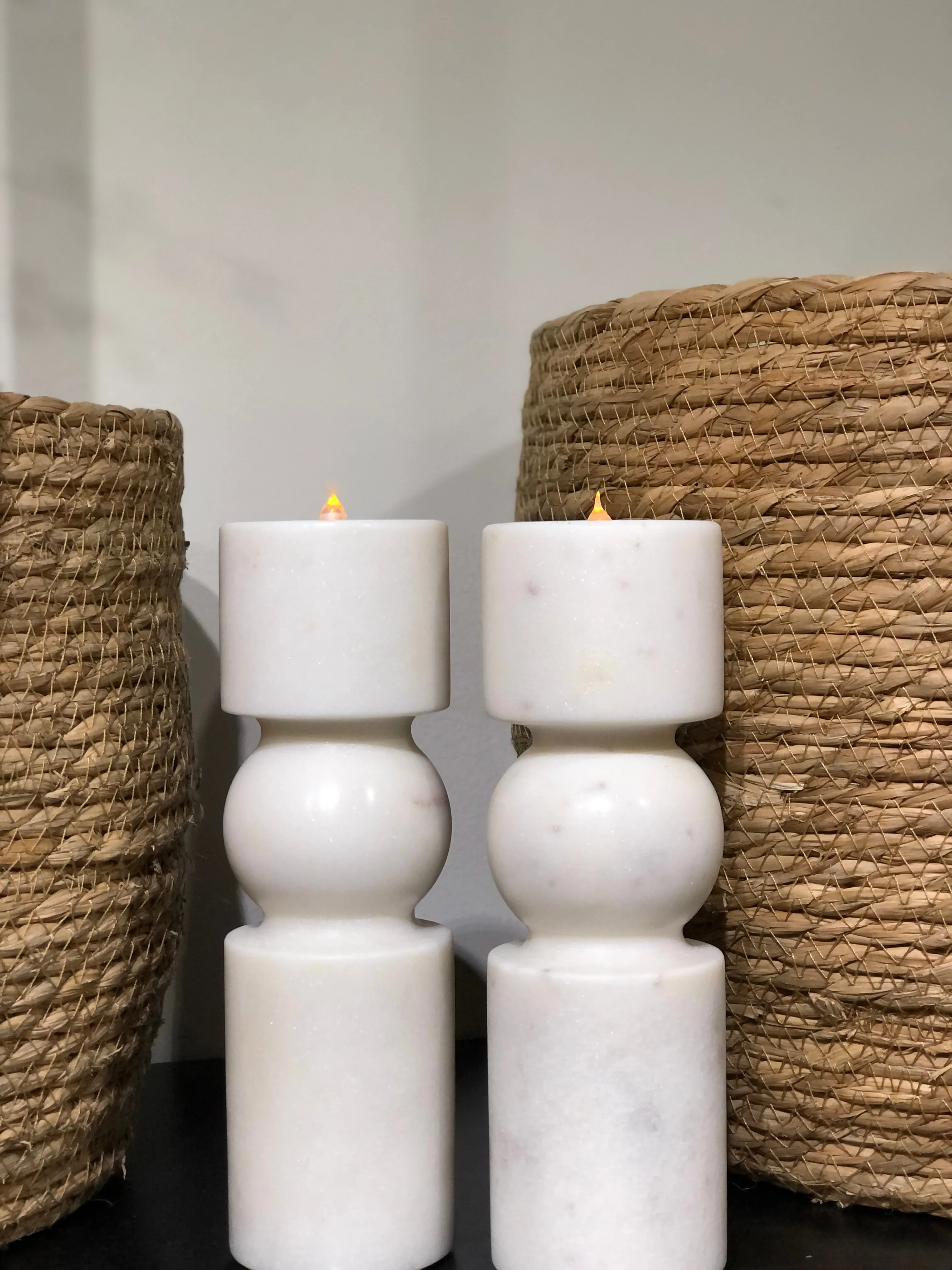 Soapstone Candle Holders Bloomingville ea