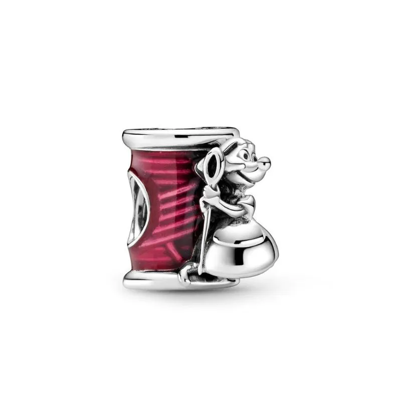 Sterling Sparkling Silver Bead Charm For Women & Girls