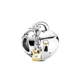 Sterling Sparkling Silver Bead Charm For Women & Girls