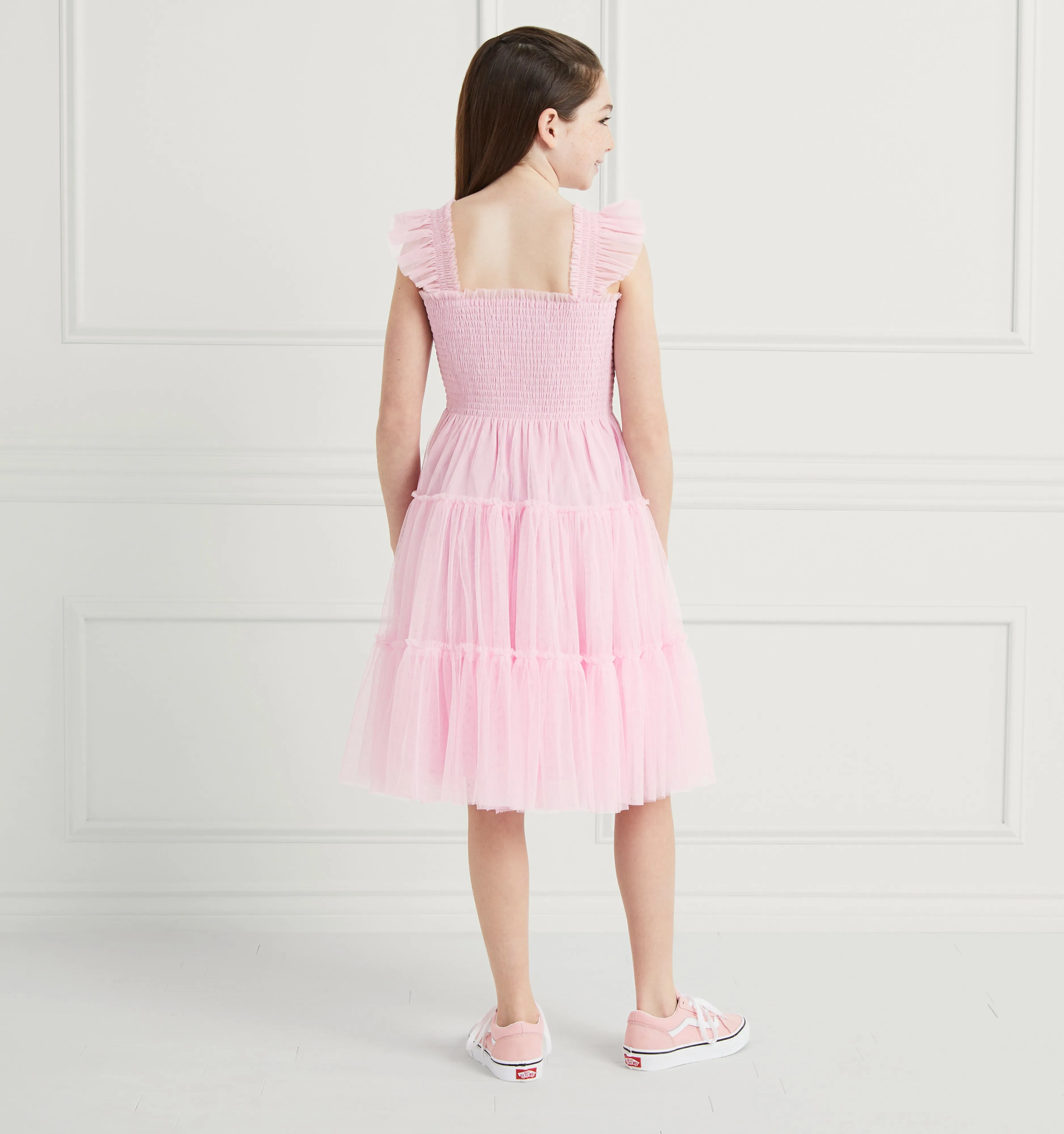 The Tiny Tulle Ellie Nap Dress - Pink Tulle