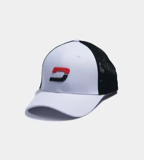 TOUR MESH CAP - WHITE / RED / BLACK