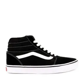 WARD HI (M) - BLACK WHITE SUEDE CANVAS