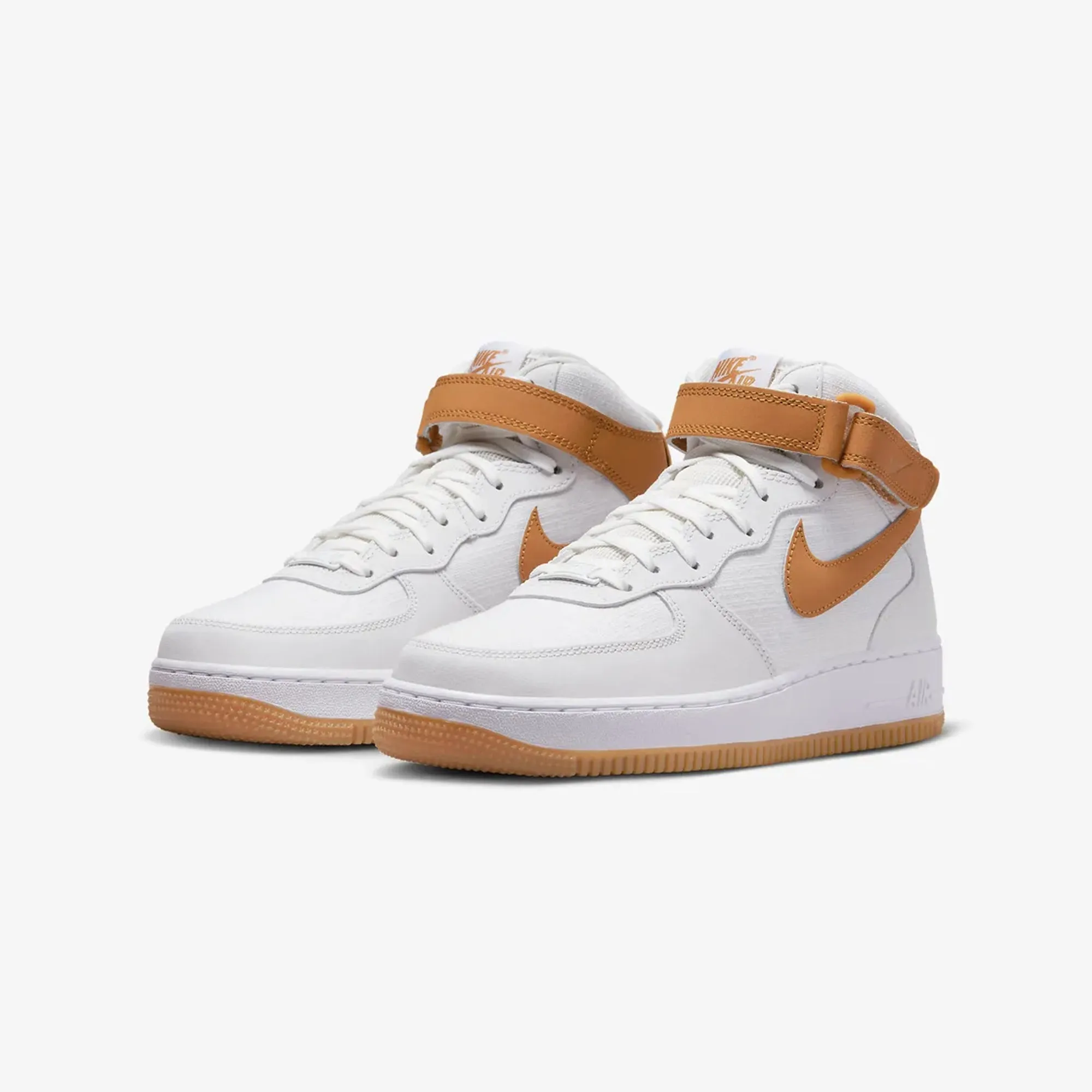 WMN'S AIR FORCE 1 '07 MID 'SUMMIT WHITE/DESERT OCHRE-SUMMIT WHITE'