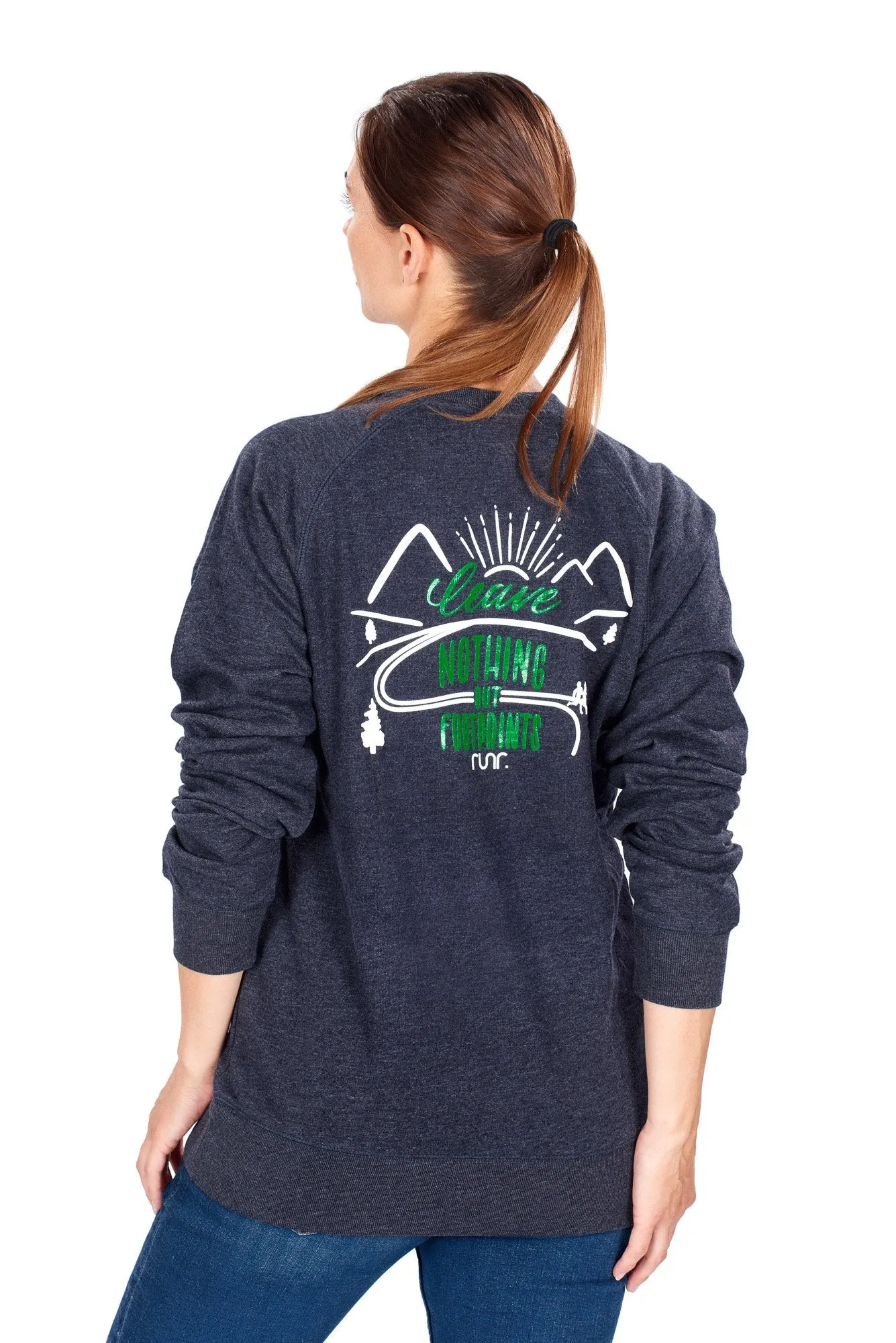 Women's 'Leave Nothing But Footprints' Runr Jumper