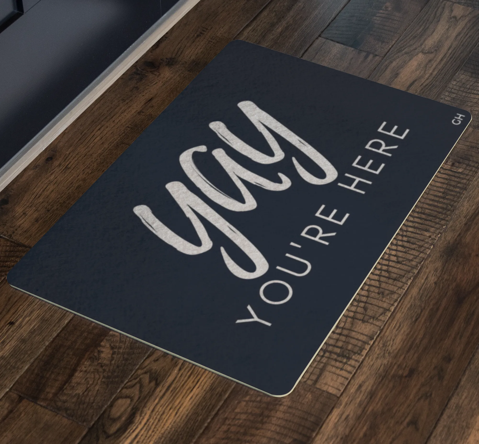 Yay You're Here Doormat